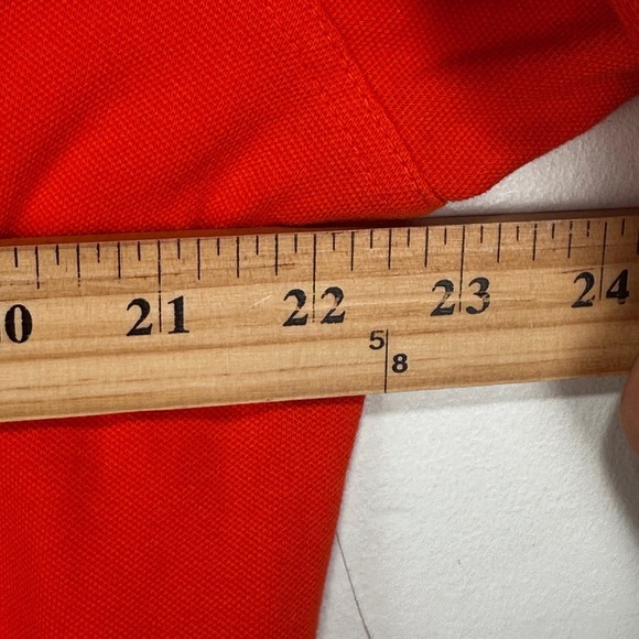 Clemson Tigers Southern Tide Skipjack Polo Men Large ORANGE Cotton Stretch Paw - Picture 7 of 10